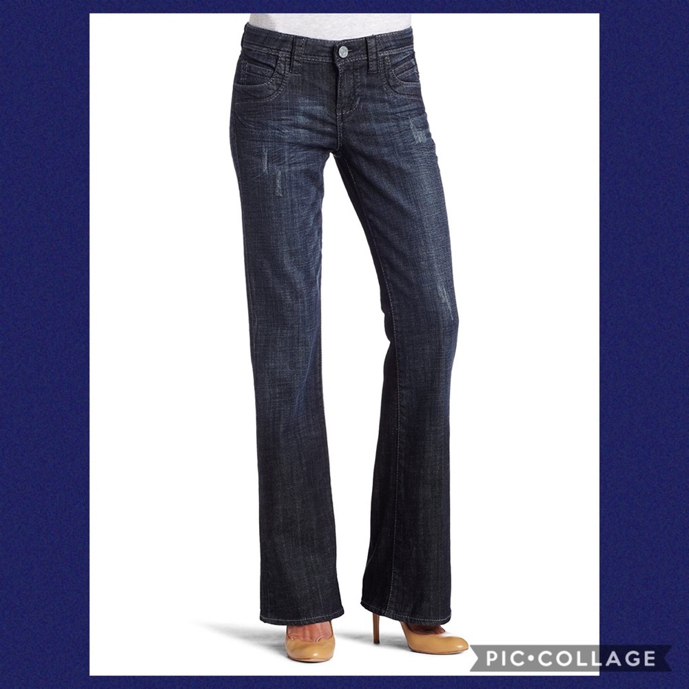 Kut from the Kloth dark wash boot cut jeans!